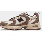 New Balance para homem. MR530 Tênis 530 bege (41.5), Marrom, Plano, Cordão, Casual