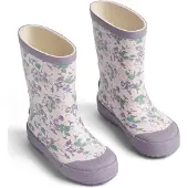Wheat Bota de borracha 'Muddy' verde / roxo / roxo pastel