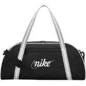 Nike Malas de desporto 'Gym Club' estuque / preto / branco
