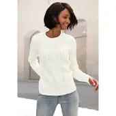 LASCANA Pullover creme