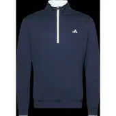 Adidas Camisa funcionais 'Lightweight Half-Zip' navy / branco