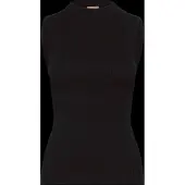 BOSS Top de malha preto