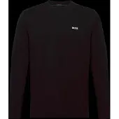 BOSS Camisa preto / branco