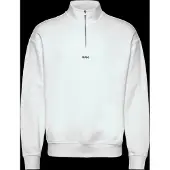 HUGO Sweatshirt 'Durty244' preto / branco