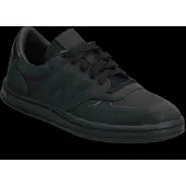 New Balance unisex. U500DV1_LI Sapatilhas de pele T500D preto (36), Plano, Nubuck, Cordão, Casual