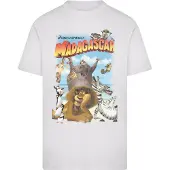 Merchcode Camisa 'Madagaskar' mistura de cores / branco