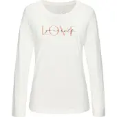 Vivance Camisa de pijama 'Dreams' laranja / preto / branco