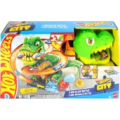 Hot Wheels Super Posto Policial Pista De Carros