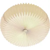 Nordlux Candeeiro de teto Belloy 40, abajur em papel plissado, branco