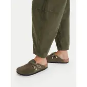 Birkenstock Tamancos Blair mulheres - Cáqui - 37