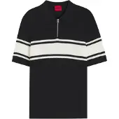 HUGO Pullover 'Sholton' marinho / branco