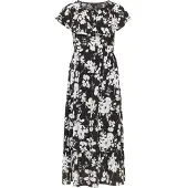 Faina Vestido preto / branco