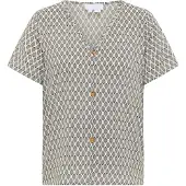 Usha Blusa preto / branco