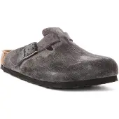 Birkenstock Tamancos Boston mulheres - Cinza - 40