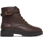 Ralph Lauren Botim com fivela 'ALLYSON' chocolate