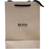 HUGO BOSS {{a1a20f5d02d73adf5ddea95abd223a4b}} Saco de compras em cartão Papel Branco