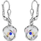 Silvego Orecchini Pendenti Cristalli Swarovski — Orecchini
