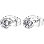 Brosway Brincos EM aço cintilante com cristais chakra BHKE048