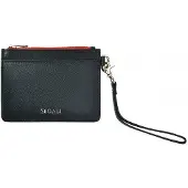 SEGALI Mini Portafoglio-Portachiavi In Pelle nero — Portafoglio