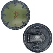 Fanatic Medalhão Do Escudo Da Idade Das Trevas Doom Saw