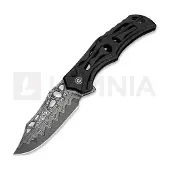 CIVIVI Navalha Biophase, Damascus, Black Aluminum