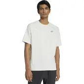 Adidas Camisa 'Essentials' cinzento claro / branco natural