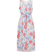 Cloud5ive Vestido de verão azul claro / magenta / rosa escurecido / branco