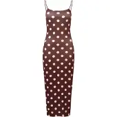 Cloud5ive Vestido castanho / rosa pastel