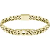 HUGO BOSS Bracciale Oro Boss 1580505 19 Cm — Bracciale