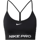 Nike Soutien de desporto 'Pro' preto / branco