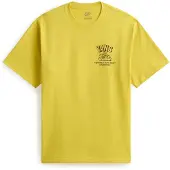 Vans Camisa castanho escuro / amarelo