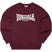 Lonsdale Sweatshirt 'Welham' bordeaux