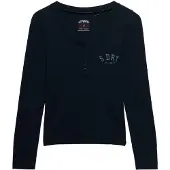 Superdry Camiseta De Manga Comprida Athletic Button Down