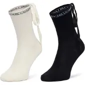 Karl Lagerfeld Meias ' Logo-Schnürsocken - 2er-Packung ' preto
