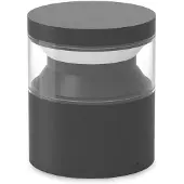 Ideal Lux Candeeiro pilar LED Boeing, preto, altura 15 cm