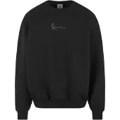 Karl kani Sweatshirt preto / branco