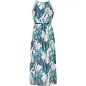 Cloud5ive Vestido ecru / aqua / azul ciano