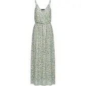 Cloud5ive Vestido de verão verde / branco