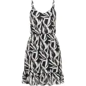 Cloud5ive Vestido de verão preto / branco