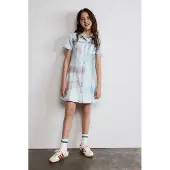 Desigual Vestido azul / verde / cor-de-rosa