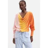 Desigual Pullover laranja / pêssego