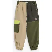 Desigual , calças cargo menino, Infantil, PoliÉSter, Verde, 7/8