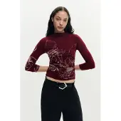 Desigual Camisa vermelho / branco