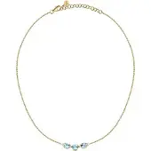 Morellato Luxury gold-plated Collana with cubic zirconias Tesori SAIW302