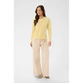 Saint tropez Casaco de malha 'MilaSZ' amarelo claro