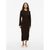 Vila Vestido Longo De Manga Comprida Kerry