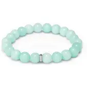 Agato Jade bead Bracciale MINK143/17