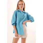 Big Dart Blusa azul