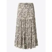KOROSHI Saia cor-de-rosa / preto / offwhite