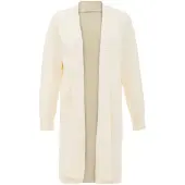 Dreimaster Klassik Casaco de malha branco lã